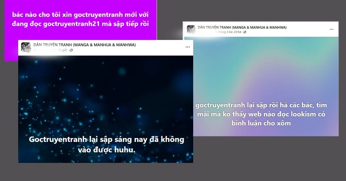 GocTruyenTranh sập? Gợi ý website đọc truyện tranh online mới nhanh chóng GocTruyenTranh sập