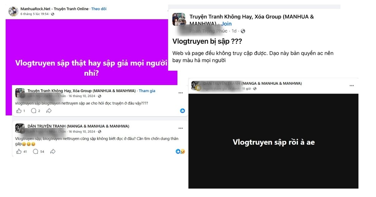 Tại sao VlogTruyen bị sập?
